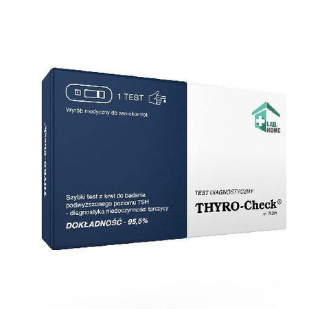 TEST THYRO-CHECK NA NIEDOCZYNNOŚĆ TARCZYCY 1SZTUKA