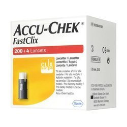 ACCU-CHECK FASTCLIX 204 LANCETY, 1 OPAKOWANIE