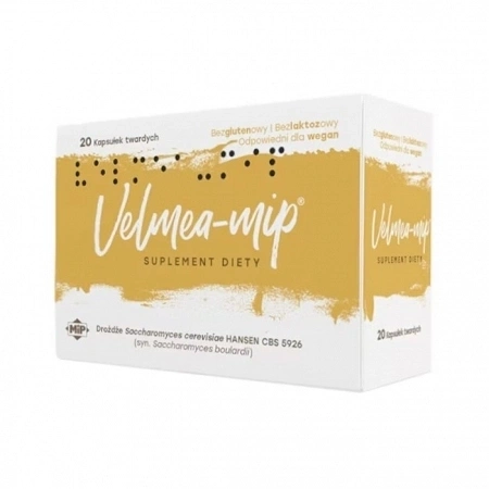 VELMEA-MIP, Saccharomyces boulardii, 20KAPSUŁEK
