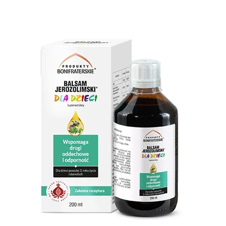 Bonifraterski Balsam Jerozolimski dla dzieci, syrop, 200 ml