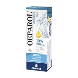 Oeparol Sensitive, krem nawilżający z olejem z nasion wiesiołka, 30 ml