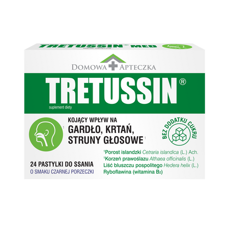 Tretussin Med pastylki do ssania 24 sztuki