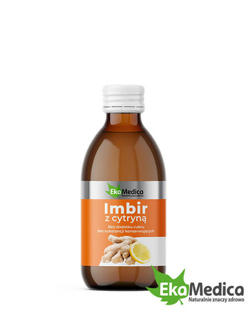 EKAMEDICA SOK IMBIR Z CYTRYNĄ  250ML
