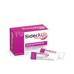 Sideral Folic proszek, żelazo z kwasem foliowym, 20 saszetek