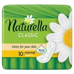 NATURELLA CLASSIC PODPASKI BEZ SKRZYDEŁEK 10 SZTUK