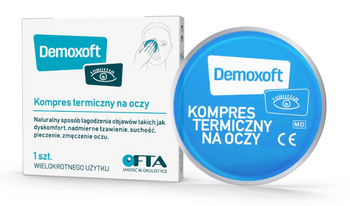 Demoxoft Kompres termiczny na oczy 1 sztuka