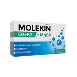 MOLEKIN D3 + K2 + MGB6 60TABLETEK