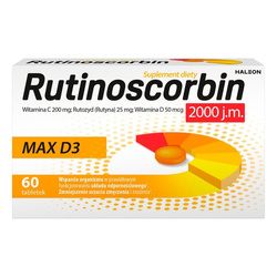 Rutinoscorbin Max D3 60 tabletek