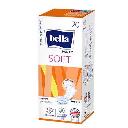 BELLA PANTY SOFT WKŁADKI HIGIENICZNE 20SZTUK