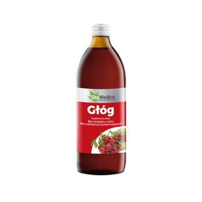 EKAMEDICA GŁÓG 100% SOK 500ML