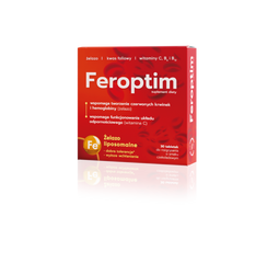 Feroptim, żelazo liposomalne, 30TABLETEK DO ROZGRYZANIA