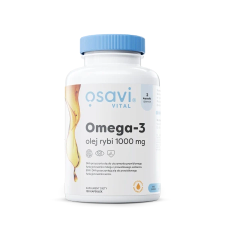 Osavi Omega-3 olej ryb 1000 mg 120 kapsułek