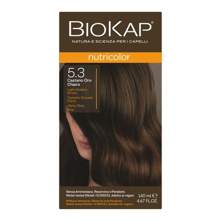 Biokap Nutricolor 5.3, JASNY ZŁOTY BRĄZ 