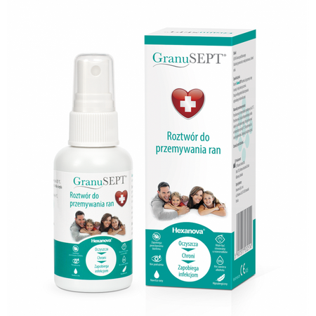 Granusept Roztwór do przemywania ran 60 ml