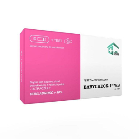 TEST BABYCHECK-1 WB CIĄŻOWY Z KRWI 1SZTUKA