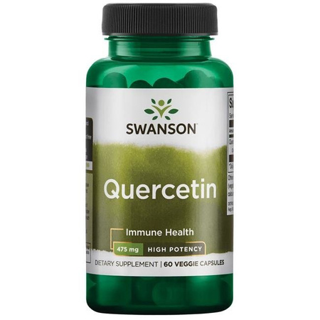SWANSON KWERCETYNA 475MG 60KAPSUŁEK