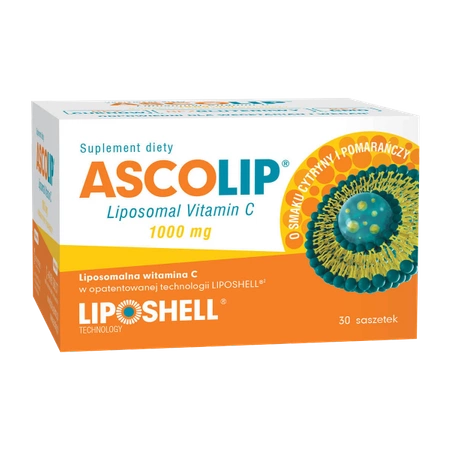 ASCOLIP LIPOSOMAL VITAMIN C 1000 30SASZETEK 