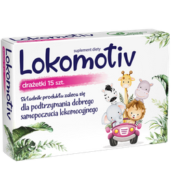 Lokomotiv drażetki 15 sztuk