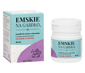 EMSKIE NA GARDŁO, SMAK PORZECZKOWY 30PASTYLEK