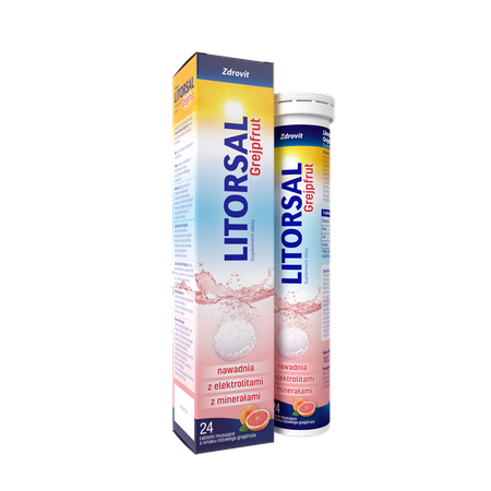 Zdrovit Litorsal Grejpfrut 24 tabletki musujące