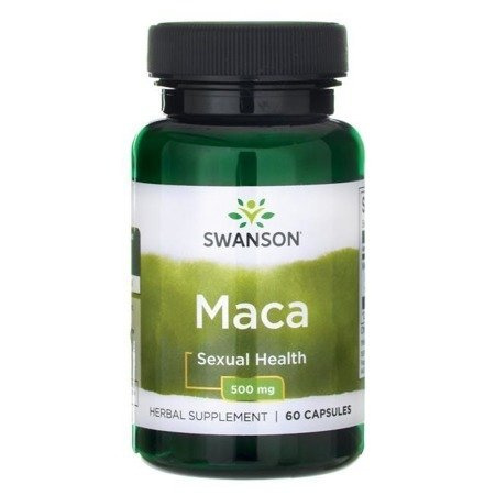 SWANSON MACA EKSTRAKT 500MG 60 KAPSUŁEK