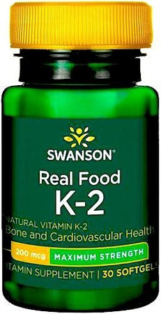 SWANSON WITAMINA K2 200MCG 30 KAPSUŁEK