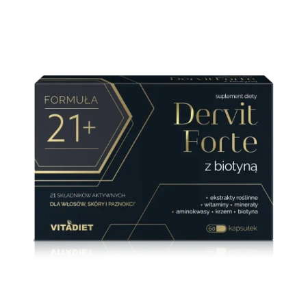 Dervit forte z biotyną 60 kapsułek