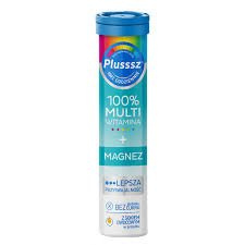 PLUSSSZ MULTIWITAMINA+MAGNEZ 20TABLETEK MUSUJĄCYCH