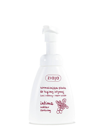 ZIAJA INTIMA PIANKA DO HIG.INTYMNEJ,ŻURAWINA 250ML