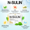 N-Sulin, wsparcie dla gospodarki cukrowej i kontroli apetytu,  60 tabletek