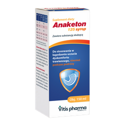 ANAKETON 125 SYROP, na chorobę lokomocyjną, 150ML