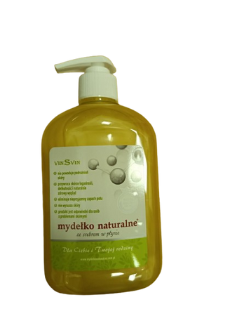 Mydełko naturalne ze srebrem w płynie 500 ml