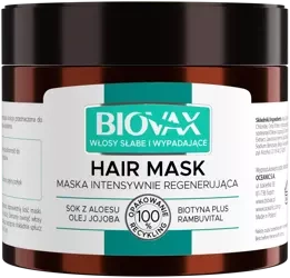 Biovax regenerująca maska do włosów 250 g
