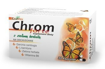 CHROM FORTE Z ZIELONĄ HERBATĄ 30KAPSUŁEK (GORVITA)