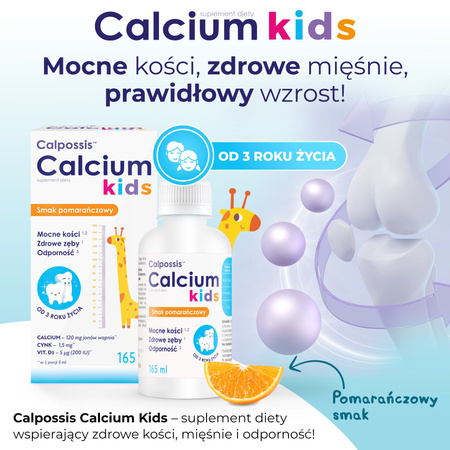 Calpossis Calcium Kids płyn 165 ml
