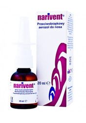 NARIVENT PRZECIWOBRZĘKOWY SPRAY DO NOSA 20ML
