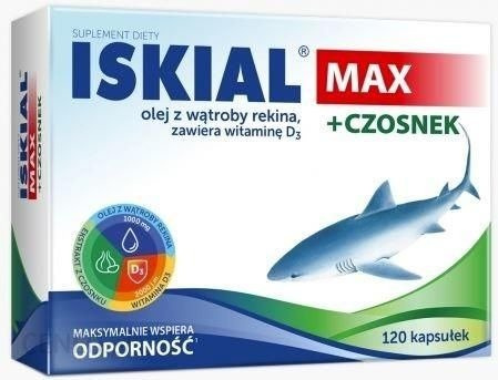 Iskial Immuno Max + Czosnek 120 kapsułek