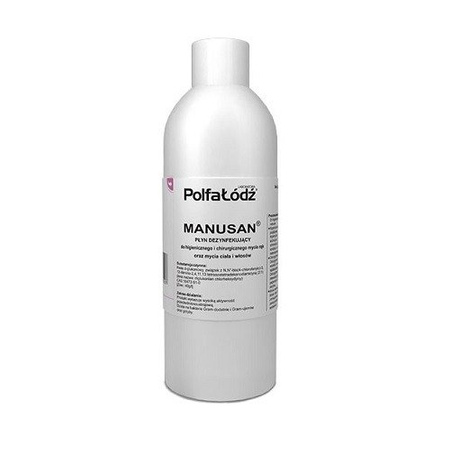 Manusan bez dozownika, płyn do dezynfekcji, 500 ml