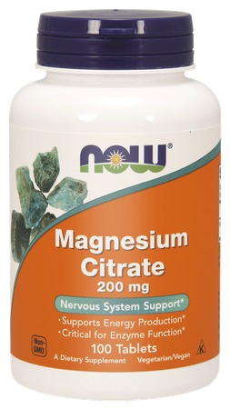NOW FOODS CYTRYNIAN MAGNEZU 200MG 100TABLETEK