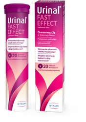URINAL FAST EFFECT 20TABLETEK MUSUJĄCYCH