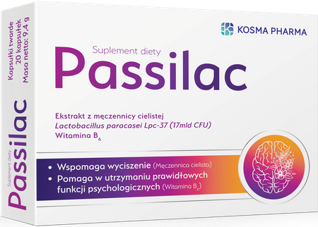 Passilac, na wyciszenie, 20 kapsułek