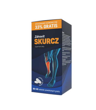 ZDROVIT SKURCZ 80+40GRATIS TABLETEK POWLEKANYCH