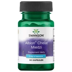 SWANSON ALBION CHELAT MIEDZI 2MG 60 KAPSUŁEK