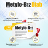 Metylo-B12 Diab, witamina B12, kwas foliowy, 60 kapsułek