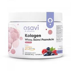 OSAVI KOLAGEN WŁOSY, SKÓRA I PAZNOKCIE PROSZEK 150G (OWOCE LEŚNE)