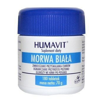 HUMAVIT MORWA BIAŁA 180TABLETEK