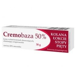 Cremobaza 50%, krem półtłusty z mocznikiem, 30 g