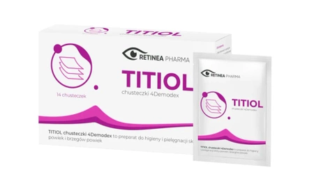 TITIOL 4Demodex CHUSTECZKI DO POWIEK 14SZTUK 