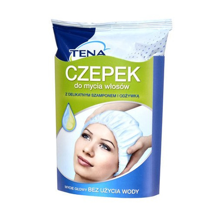 TENA CZEPEK DO MYCIA WŁOSÓW 1SZTUKA