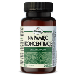 NA PAMIĘĆ I KONCENTRACJĘ 90KAPSUŁEK (HERBAPOL KRAKÓW)